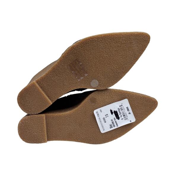 JESSICA SIMPSON Womens 7.5 Crais Black White Plaid Wedge Bootie NEW - Picture 11 of 12